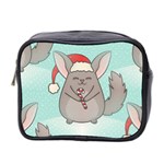 Christmas Chinchilla Mini Toiletries Bag (Two Sides)