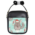 Christmas Chinchilla Girls Sling Bag