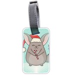 Christmas Chinchilla Luggage Tag (two sides)