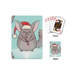 Christmas Chinchilla Playing Cards (Mini)