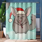 Christmas Chinchilla Shower Curtain 60  x 72  (Medium)