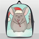 Christmas Chinchilla School Bag (XL)