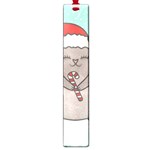 Christmas Chinchilla Large Book Mark