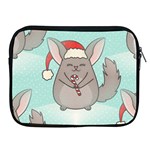 Christmas Chinchilla Apple iPad Zipper Case