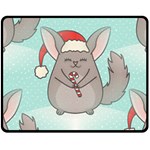 Christmas Chinchilla Double Sided Fleece Blanket (Medium)