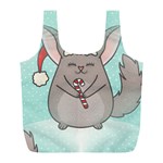 Christmas Chinchilla Full Print Recycle Bag (L)