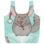 Christmas Chinchilla Full Print Recycle Bag (XL)