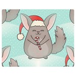 Christmas Chinchilla Double Sided Flano Blanket (Medium)