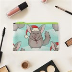 Christmas Chinchilla Cosmetic Bag (XS)