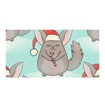 Christmas Chinchilla Satin Wrap