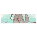 Christmas Chinchilla Satin Scarf (Oblong)