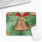 poop reindeer donald trump Small Mousepad