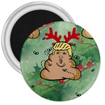 poop reindeer donald trump 3  Magnet