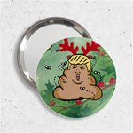 poop reindeer donald trump 2.25  Handbag Mirror