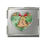 poop reindeer donald trump Mega Link Heart Italian Charm (18mm)