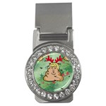 poop reindeer donald trump Money Clip (CZ)