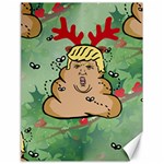 poop reindeer donald trump Canvas 18  x 24 