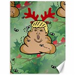 poop reindeer donald trump Canvas 36  x 48 