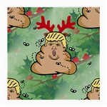 poop reindeer donald trump Medium Glasses Cloth