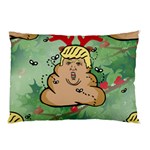 poop reindeer donald trump Pillow Case