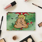 poop reindeer donald trump Cosmetic Bag (Medium)