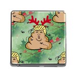 poop reindeer donald trump Memory Card Reader (Square)