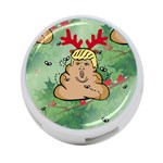 poop reindeer donald trump 4-Port USB Hub (One Side)