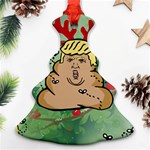 poop reindeer donald trump Ornament (Christmas Tree) 