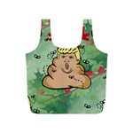 poop reindeer donald trump Full Print Recycle Bag (S)