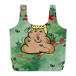 poop reindeer donald trump Full Print Recycle Bag (L)