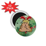 poop reindeer donald trump 1.75  Magnet (10 pack) 