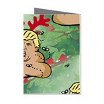 poop reindeer donald trump Mini Greeting Cards (Pkg of 8)