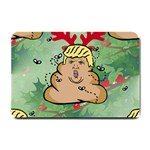 poop reindeer donald trump Small Doormat