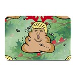 poop reindeer donald trump Plate Mat