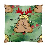 poop reindeer donald trump Standard Cushion Case (Two Sides)