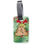 poop reindeer donald trump Luggage Tag (two sides)