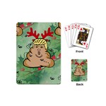 poop reindeer donald trump Playing Cards (Mini)