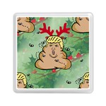 poop reindeer donald trump Memory Card Reader (Square)