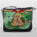 poop reindeer donald trump Messenger Bag