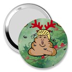 poop reindeer donald trump 3  Handbag Mirror