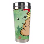 poop reindeer donald trump Stainless Steel Travel Tumbler