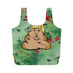 poop reindeer donald trump Full Print Recycle Bag (M)