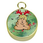 poop reindeer donald trump Gold Compass