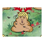 poop reindeer donald trump Double Sided Flano Blanket (Mini)