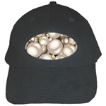 Christmas Silver Ornaments Black Cap