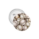 Christmas Silver Ornaments 1.75  Button