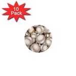 Christmas Silver Ornaments 1  Mini Magnet (10 pack) 