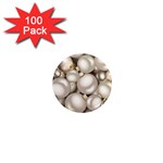 Christmas Silver Ornaments 1  Mini Magnet (100 pack) 