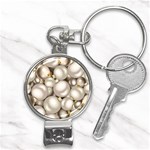 Christmas Silver Ornaments Nail Clippers Key Chain