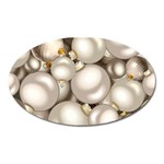 Christmas Silver Ornaments Magnet (Oval)